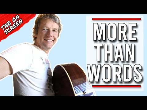 More Than Words Guitar Lesson | Extreme