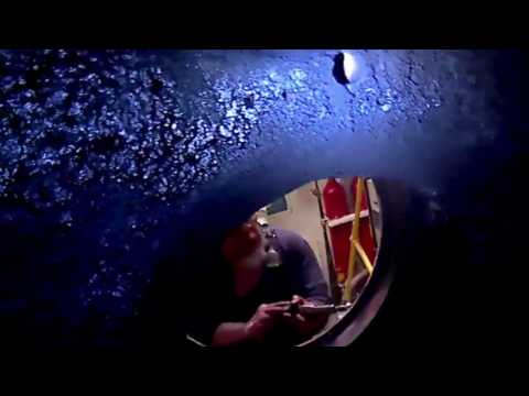 Marine boiler fire side inspection 99,600 lbs of steam 880 psig