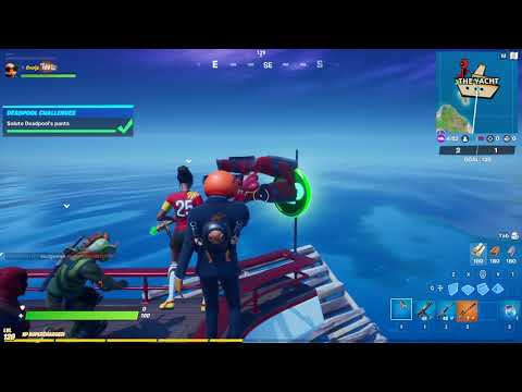 Salute Deadpool's pants (Unlock Deadpool X-Force Style) | Fortnite Guide