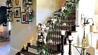 How To Create Spectacular Christmas Staircase Garland - Preview Video