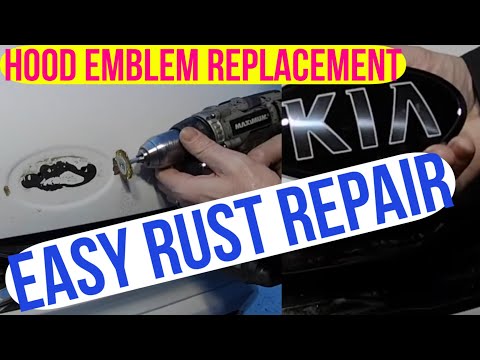 Kia Emblem Replacement & Rust Repair
