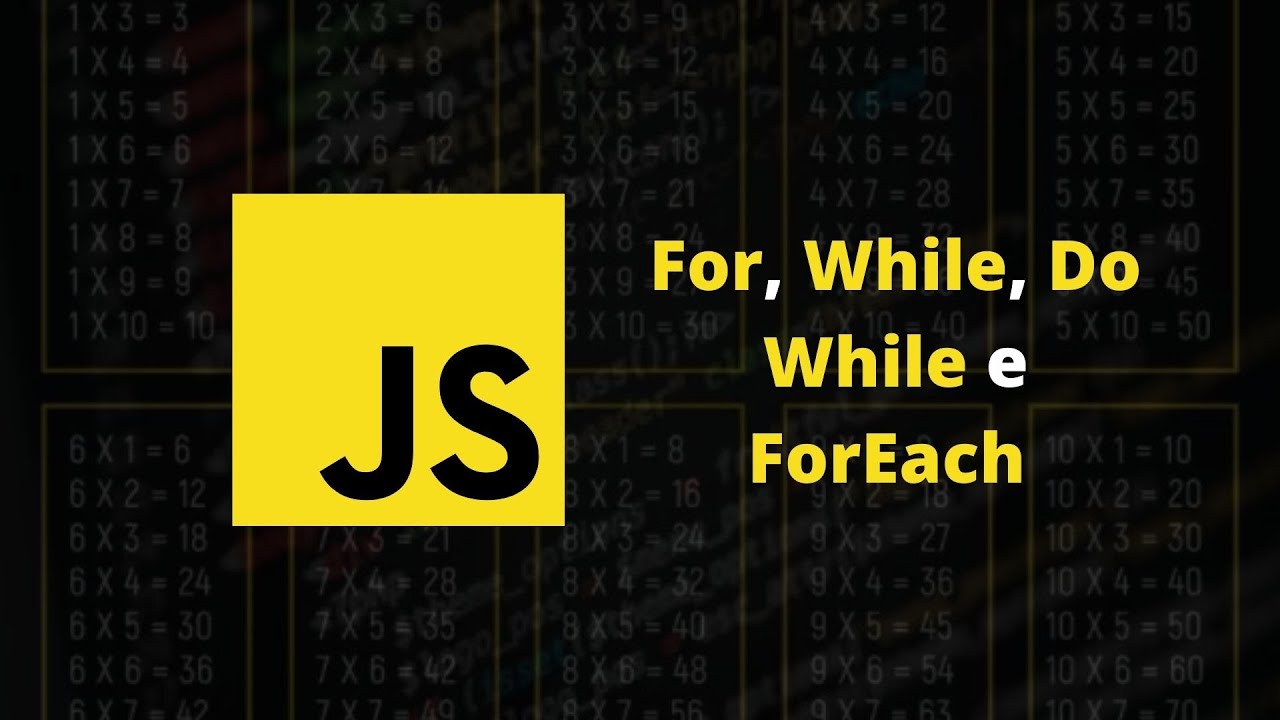 Laços de repetição - for, while, do while e forEach no JavaScript
