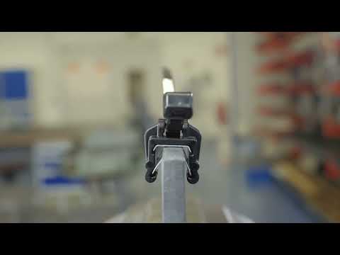 Video Clema de prindere 200x4,6 mm, 2 piese, rezistente la UV, negru ( 100 buc) 