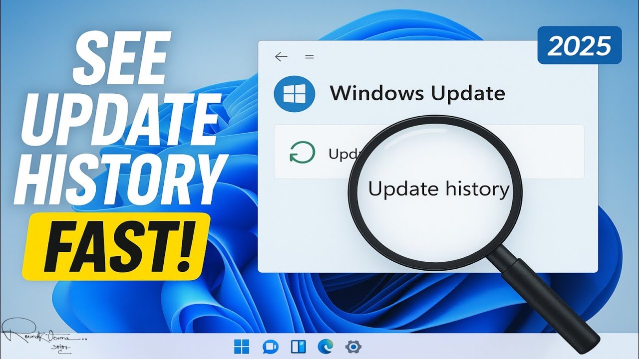 How to View Windows Update History on Windows 11/10 (2025) – Fast & Simple!
