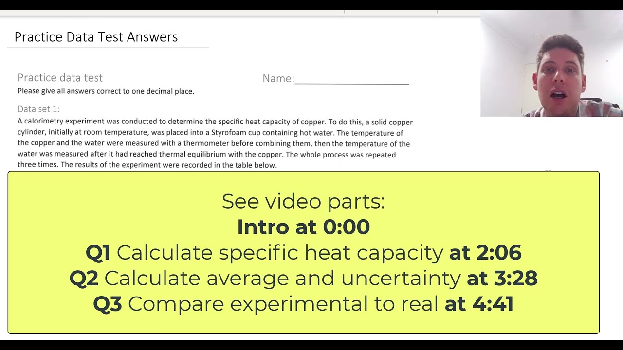 Practice Data Test: Part 1 (Physics)