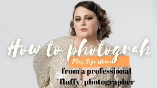 How I shoot plus size women in the studio : My Goddess Portraits behind the scenes