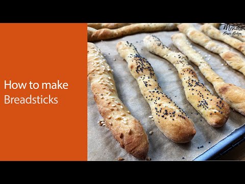 How to make breadsticks : Crispy Bread Sticks : Breadsticks recipe UK : Crispy breadstick recipe