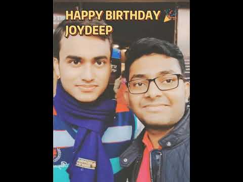 Joydeep's birthday wish - from friends of team AESCLEPIADES SHIMULAES.