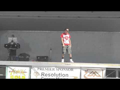 Young Byrd Rich Dreams Live at the Apache Leap Days in Superior, Arizona