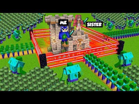 1000 Zombies Vs Best Defence Base in Minecraft (Hindi) 😱
