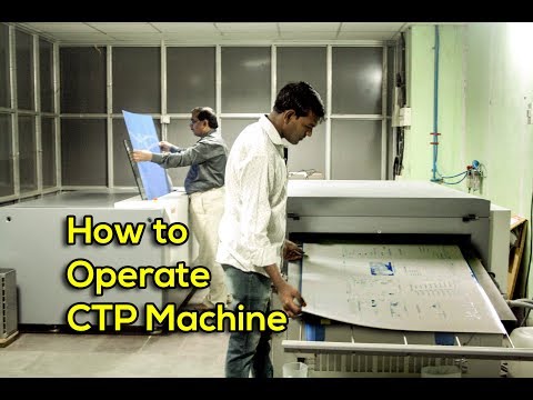How to work a CTP Machine  Computer-To-Plate (CTP)