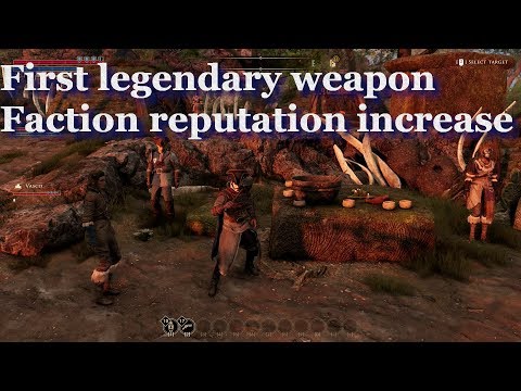 Greedfall - The man with the silver coin final battle - Faction rep gives items - Legendary hammer