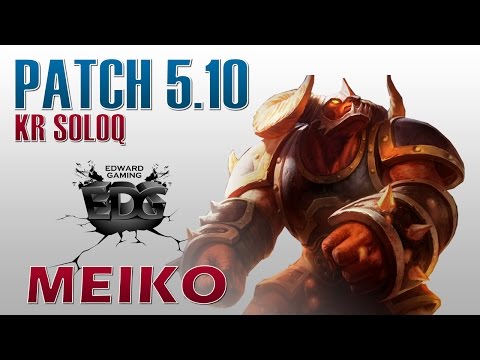 EDG Meiko - Alistar Support - KR SoloQ