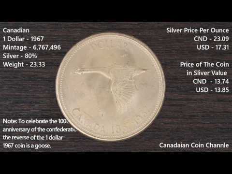 The Last Canadian Silver Dollar Made - 1967