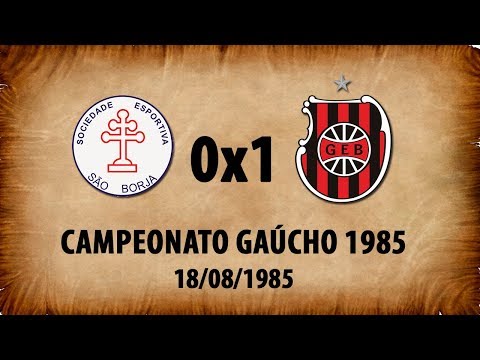 São Borja 0x1 G.E.Brasil - Campeonato Gaúcho 1985