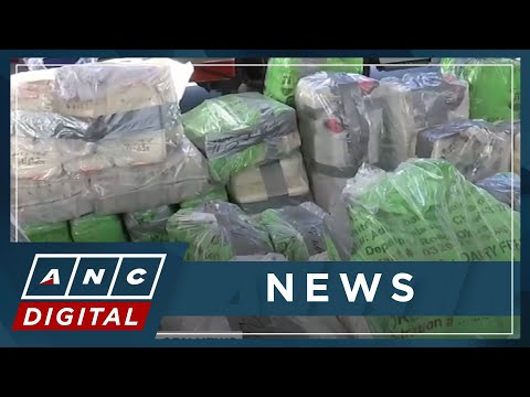 Marcos inspects nearly two tons of illegal drugs seized in Alitagtag, Batangas ANC