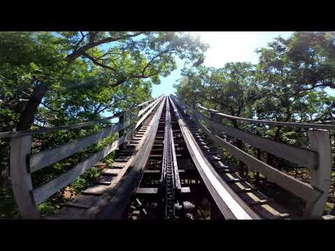 On-ride point of view of Zeus