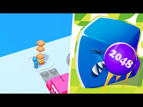 Idle 2048 Land vs Ball Master 2048 Shooter - Gameplay (Max Level)