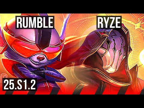 RUMBLE vs RYZE (TOP) | 4/0/1 | KR Diamond | 25.S1.2