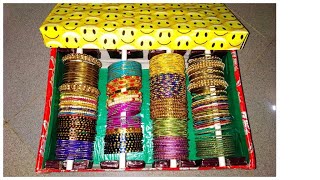 DIY: How to make Bangle Organizer from Waste Box