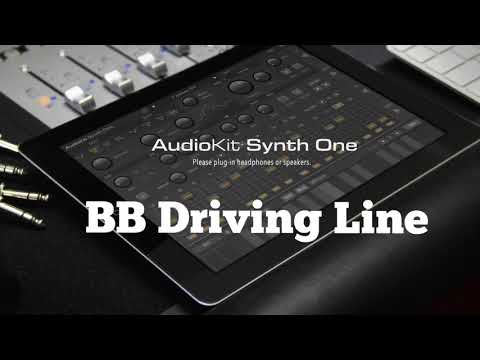 AudioKit Synth One - BB Driving Line Sound