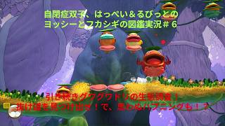 自閉症双子がヨッシーとフカシギの図鑑をやってみた　その６