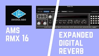 Video thumbnail for AMS RMX16 Expanded Digital Reverb | Universal Audio (UAD)  🎚️ by Alberto Martinez Del Rio Guitar