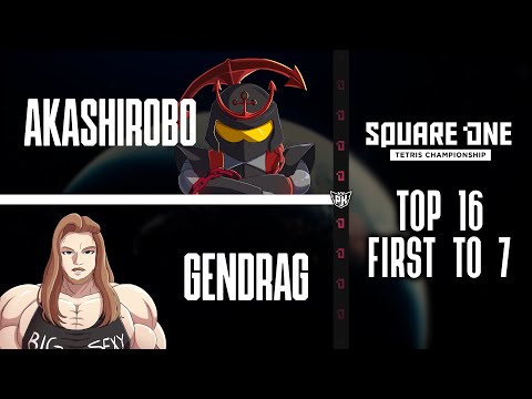 Akashirobo vs Gendragfan - TOP 16 - Square One Tetris Championship 2023