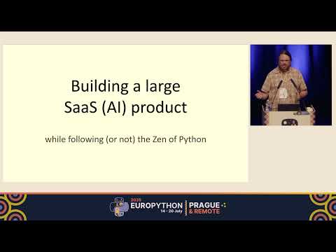 Keynote: Building a large SaaS AI product with Python: The tale of three ecosystems — Petr Baudis
