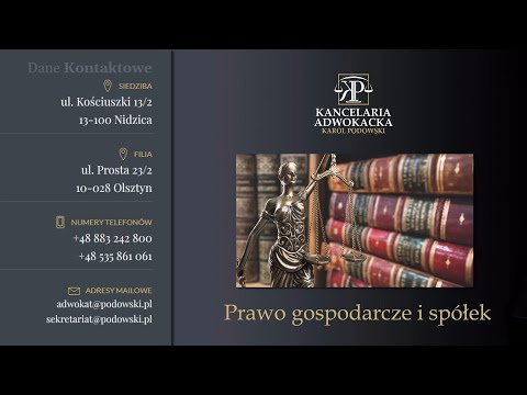 Zobacz filmy, Kancelaria Adwokacka Adwokat Karol Podowski, Olsztyn
