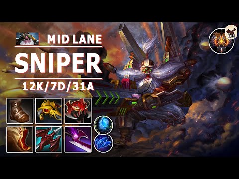 Sniper Mid Lane | 7.31b | VG.Xm Pro Sniper Play | Dota 2 Immortal Gameplay