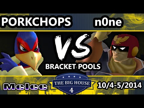 The Big House 4 - Porkchops (Falco) Vs. n0ne (Captain Falcon) - Pools Round 2 - SSBM