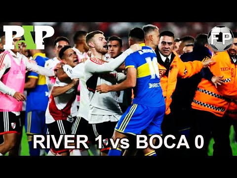 Resumen Paso a Paso, River 1 vs Boca 0 | Fecha 15.