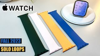 NEW Fall 2023 Solo Loop Bands for Apple Watch Series 9 | AW Ultra 2 (ALL COLORS) Review & [Hands-On]