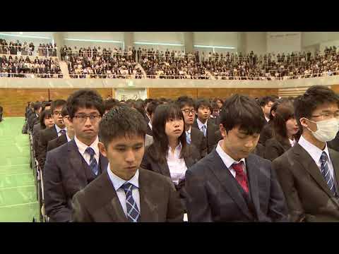 平成30年度岡山大学入学式、大学院入学式