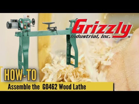 How to Assemble the Grizzly G0462 Wood Lathe