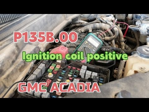 P135B:00 ignition coil positive voltage circuit bank 2 GMC ACADIA #autotechnician #gmc