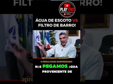 água contaminada por esgoto poderia se tornar própria para consumo usando apenas um filtro de barro