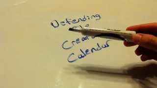 Defending the Creator's Calendar part 1: Introduction