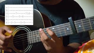 Aaftaab - The Local Train Guitar Lesson with Tab (Part 1-Intro)