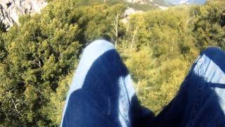 preview picture of video 'Riding Wonderful Zip Lines - GoPro HD - Parcobranche du Diable'