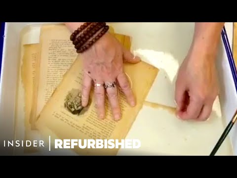 Watch How a 100-Year-Old Book Is Beautifully Restored
