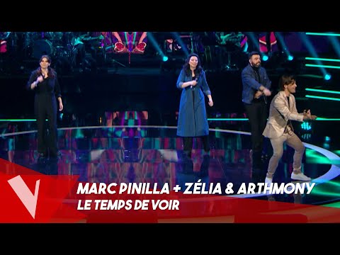 Suarez - 'Le temps de voir' ● Marc Pinilla + Zélia & Arthmony | Lives | The Voice Belgique