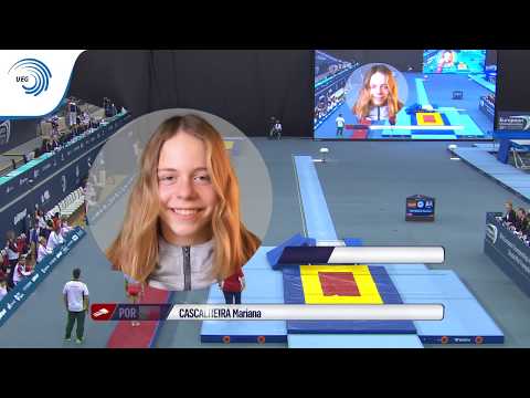 Mariana CASCALHEIRA (POR) - 2018 Tumbling Europeans, junior final