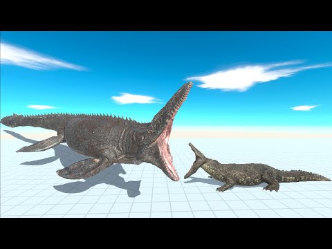 NEW UPDATE DEATHLY MOSASARUS VS UNITS - Animal Revolt Battle Simulator ARBS