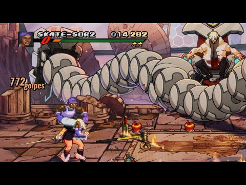 Streets of Rage 4 - Skate-Sor2 Almost Full combo Boss Rush PERFECT V8