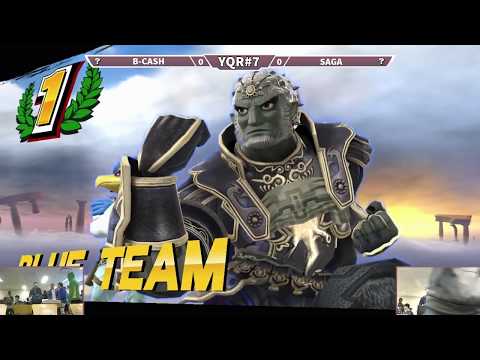 YQR#7 Smash 4 Doubles - RGF (AAAAAAAH + COOK!E; Red) vs Work (JJ + Thumbsatwork; Blue)