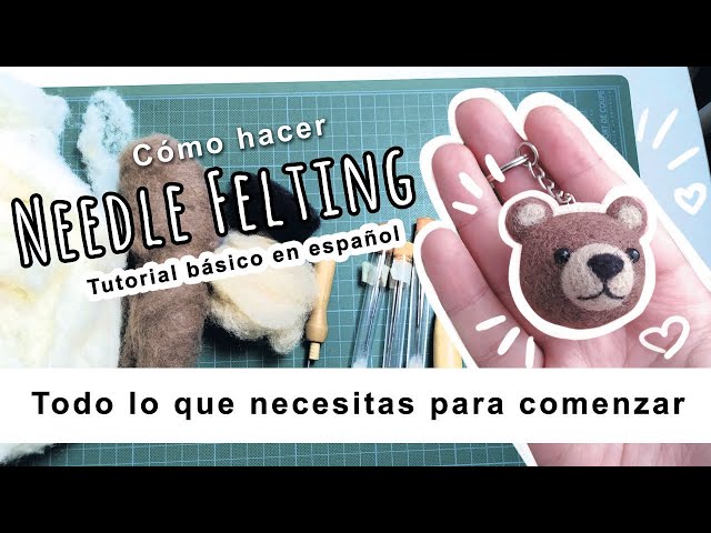 Vídeo relacionado con Kit de fieltro de aguja con fieltro de lana paquete de material para bricolaje muñeca de gato proyectos y herramientas artesanales hechos a mano (| El |)