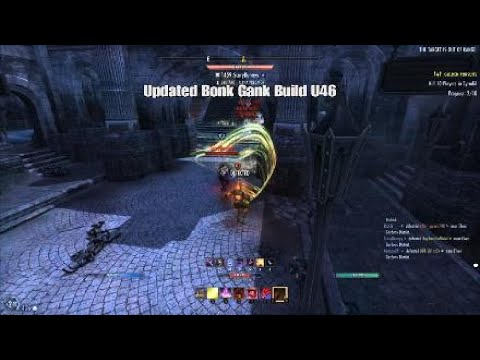 ESO PVP: Updated 1 Bar Nightblade Gank Build 💥BONK💥 Update 46