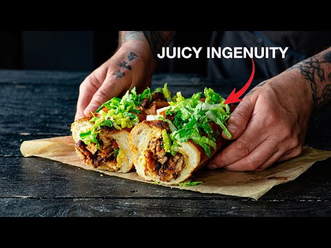 How to Turn a Grapefruit-Sized Lions Mane Mushroom into a Chopped Steak Sandwich Using Cast Iron